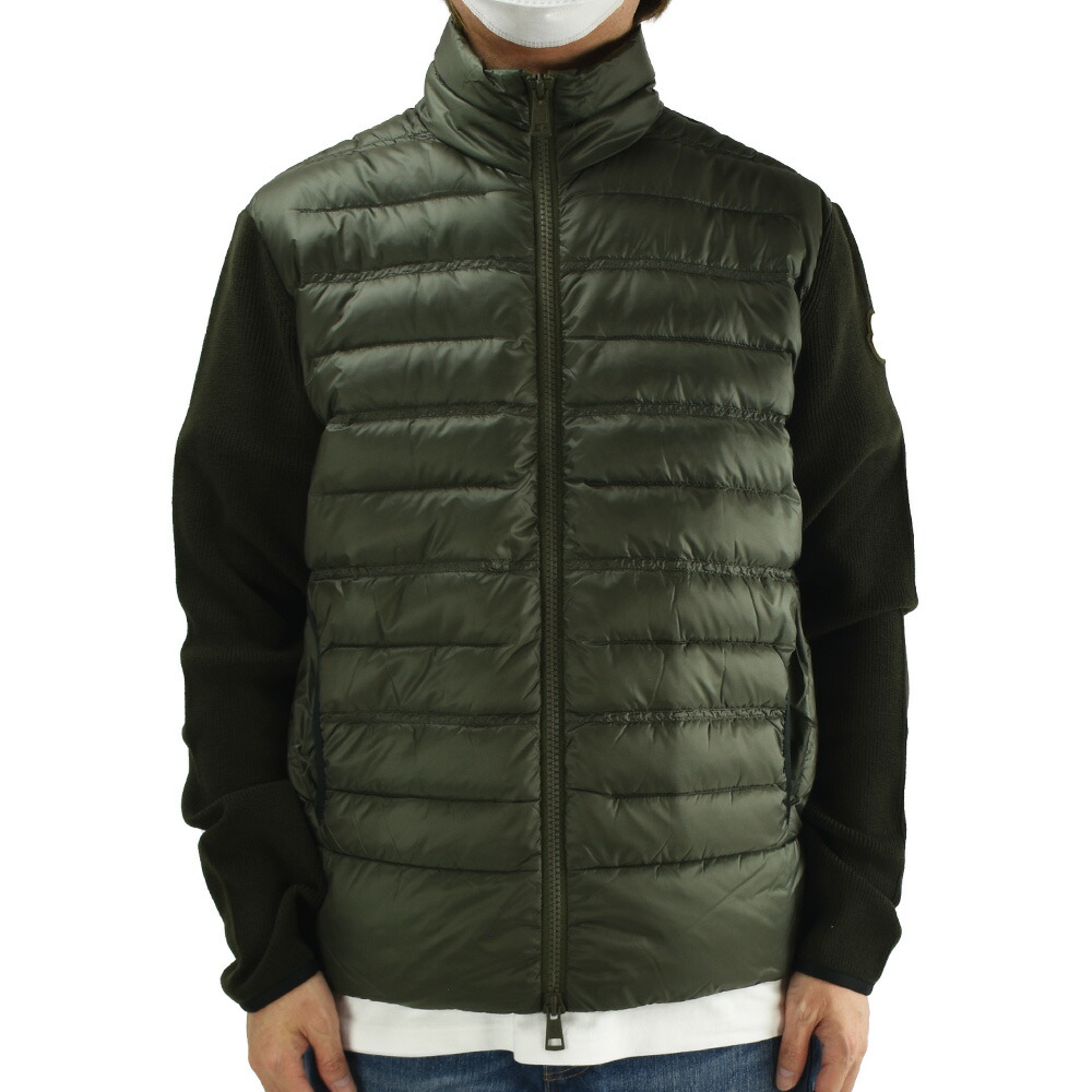 モンクレール ダウン入りカーディガン メンズ ブルゾン ジップアップ ウール カーキ グリーン CARDIGAN TRICOT MONCLER 【送料無料】