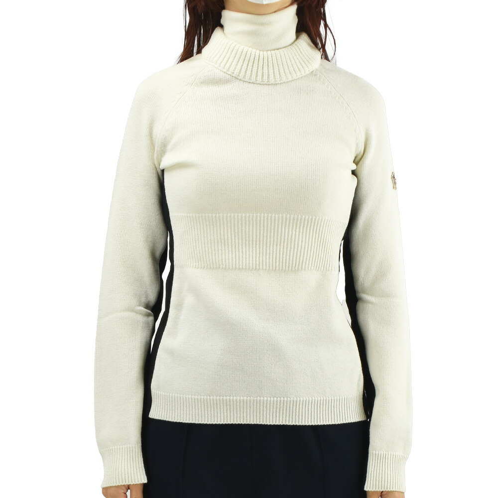 MONCLER グレー ロゴ長袖セーター モンクレール キッズ ニット MONCLER ブランド 子供服 トップス