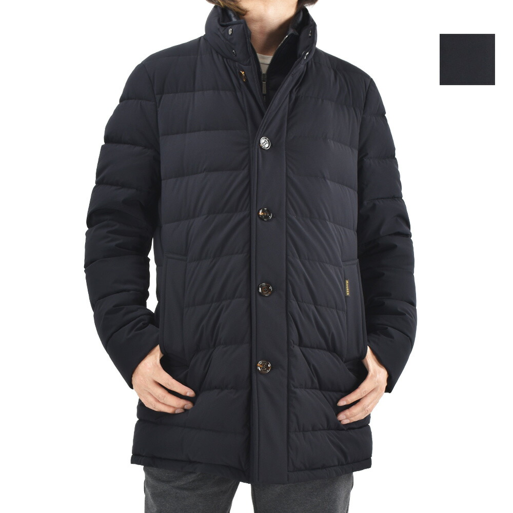 楽天市場】ムーレー MooRER ダスターコート メンズ ダウンブルゾン  