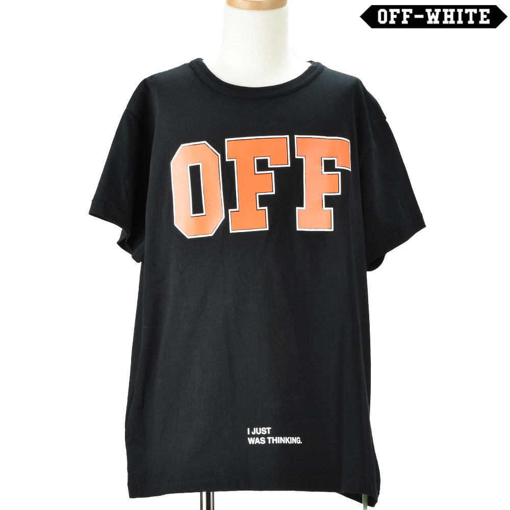 【楽天市場】オフホワイト OFF-WHITE OMAA002F17185044/1019 OFFプリント Tシャツ クルーネック カットソー