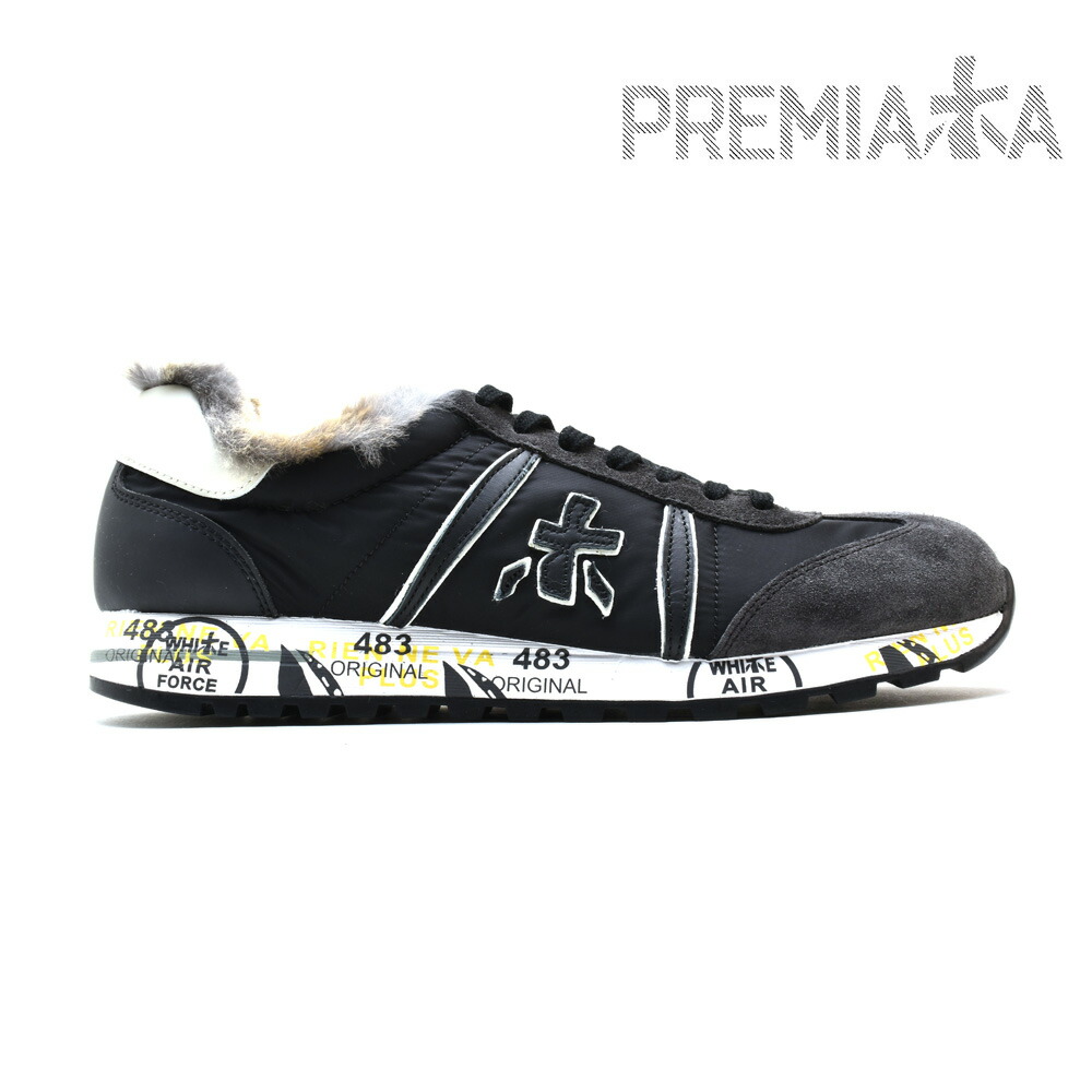 プレミアータ Premiata Lucy 2623 Black ルーシー ローカット スニーカー ランニングシューズ ブラック 黒 メンズ 訳あり