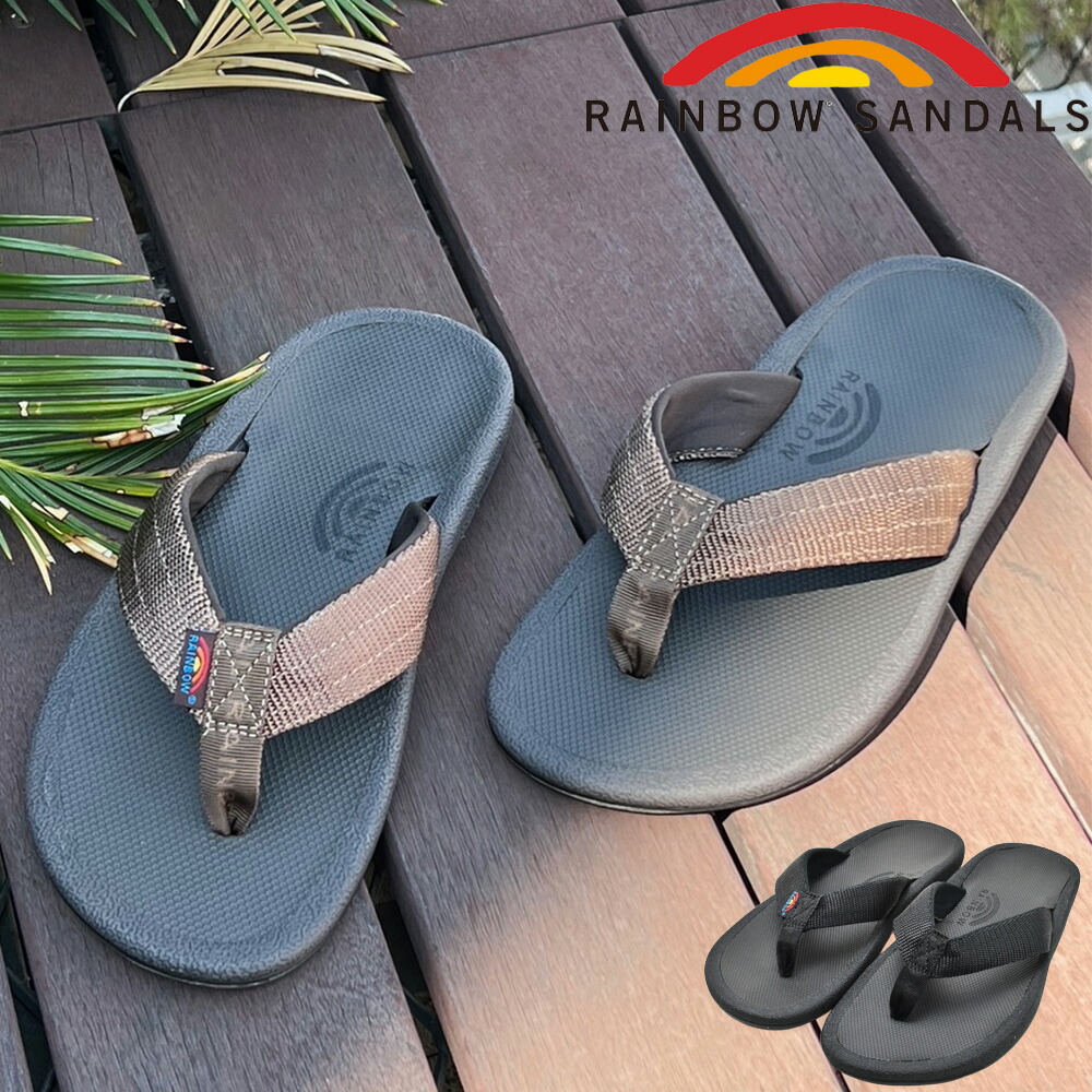 レインボーサンダルズ 砂浜サンダル メンズ マリナー サンダル 赤銅色 黒いこと RAINBOW SANDALS【貨物輸送無料】 靴-ビーチサンダル-サンダル