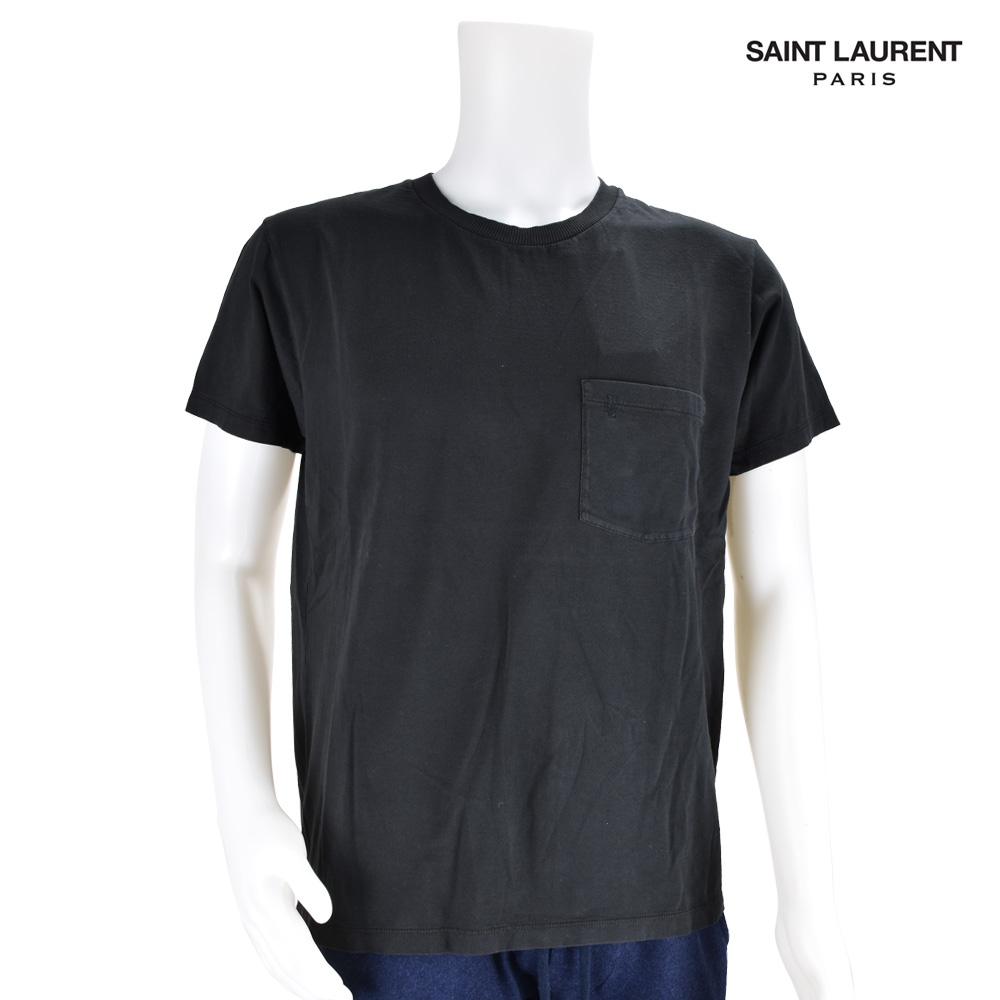 【楽天市場】サンローラン Saint Laurent YSL 396675 Y2OP1/1000 T-SHIRT Black：クラウドモーダ