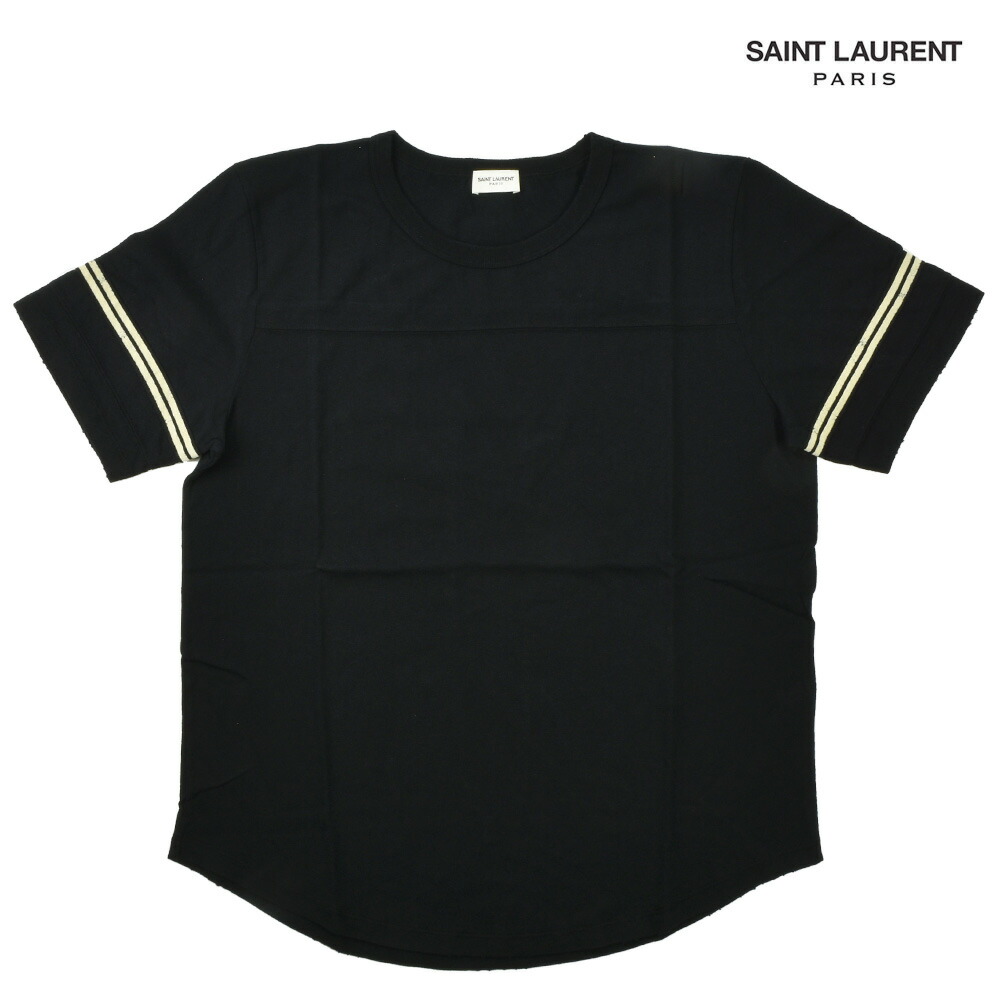 楽天市場 5と0のつく日エントリー 楽天カード利用でポイント5倍 サンローラン Tシャツ メンズ カットソー ダメージ加工 ブラック 黒 Saint Laurent Paris 送料無料 数量限定 Www Mbbsdds2k23 Org