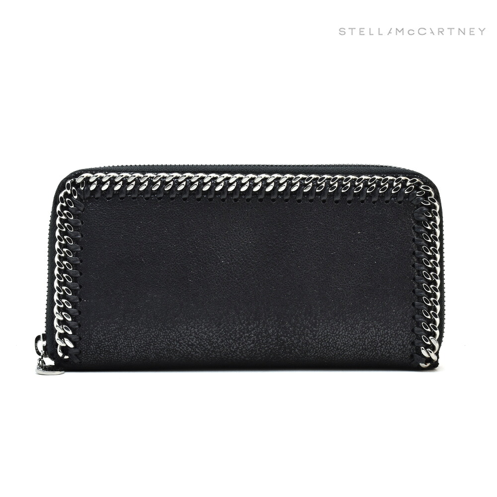 ステラマッカートニー STELLAMcCARTNEY 460907W9132/1000 WALLET BLACK ファラベラ ラウンドファスナー 長財布 ブラック 黒 レディース メンズ【送料無料】 24,336円