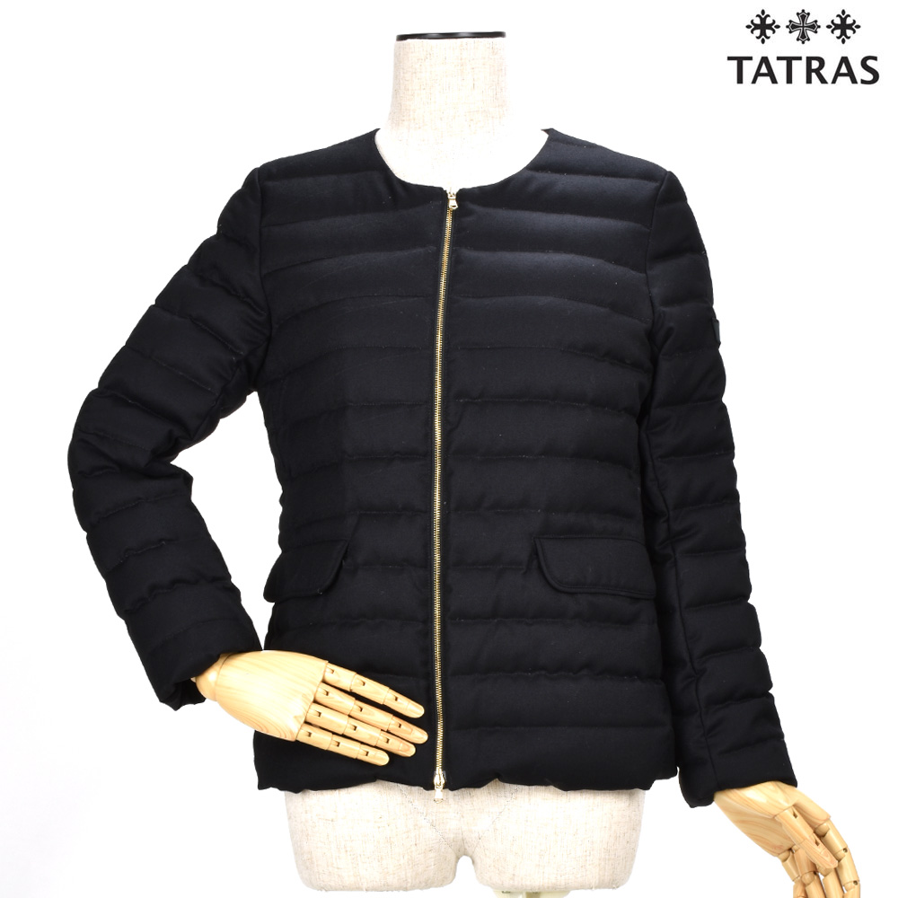 【楽天市場】タトラス TATRAS LTA19A4648 SPINOSA BLACK スピノサ ノーカラージャケット ダウンジャケット