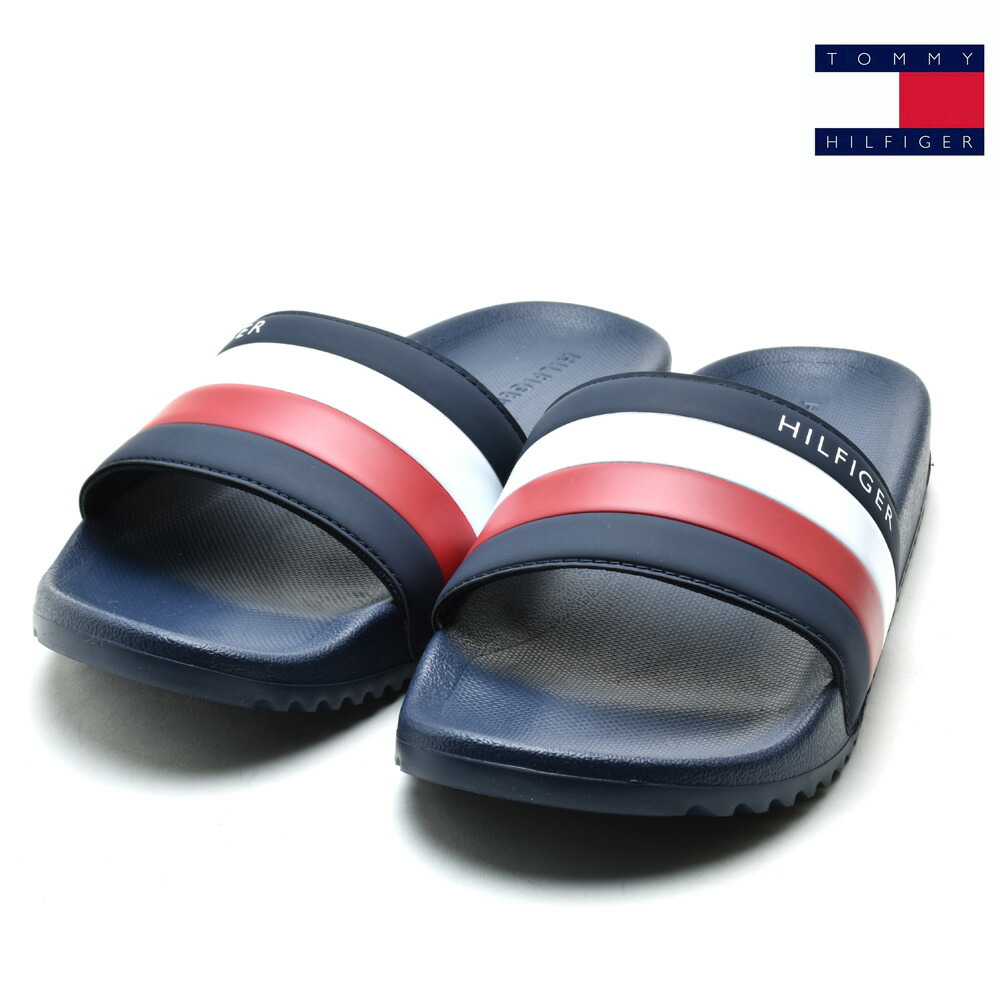 楽天市場 トミーヒルフィガー シャワーサンダル スポーツサンダル ダークブルー メンズ Tommy Hilfiger Rozi Darkblue 送料無料 サクセスビジネス
