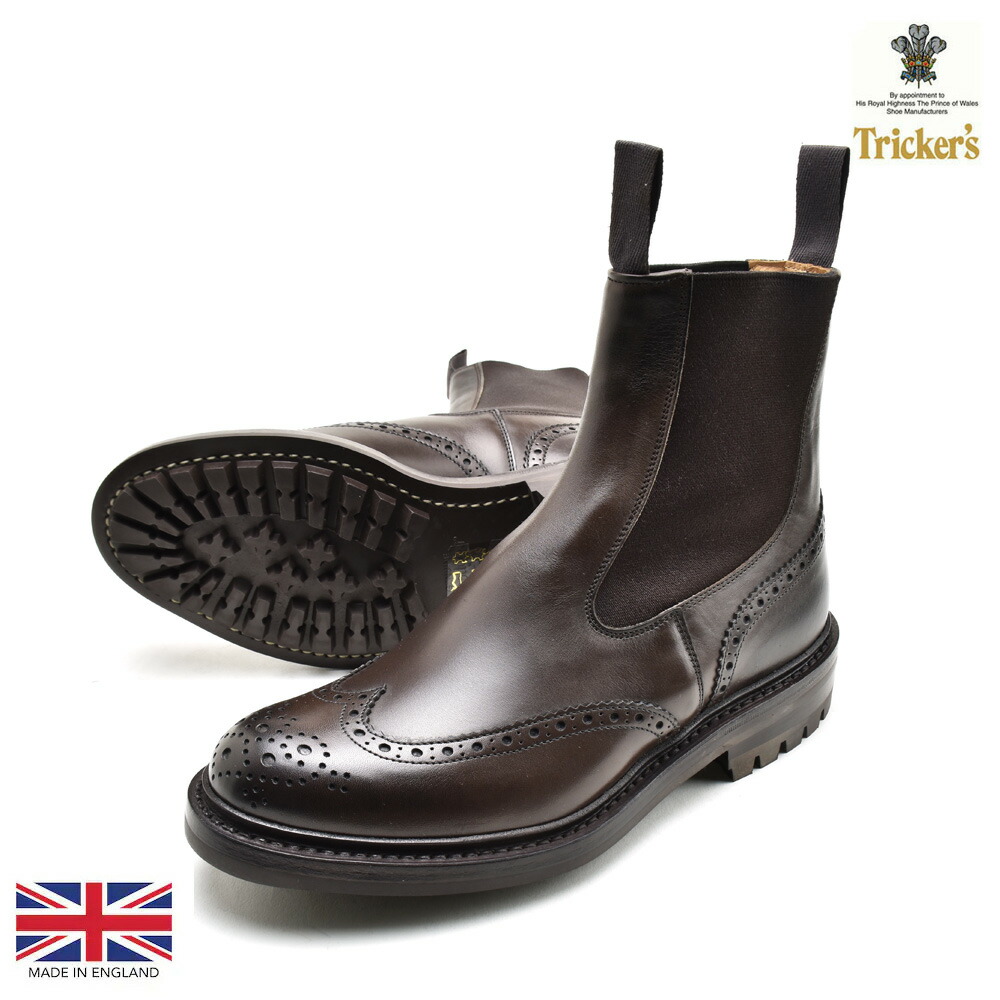 【国内発送】TRICKER'S HENRY チェルシーブーツ l2754-blk ブーツ | M2754 HENRY / BLACK CALF (COMMANDO SOLE) - Tricker's