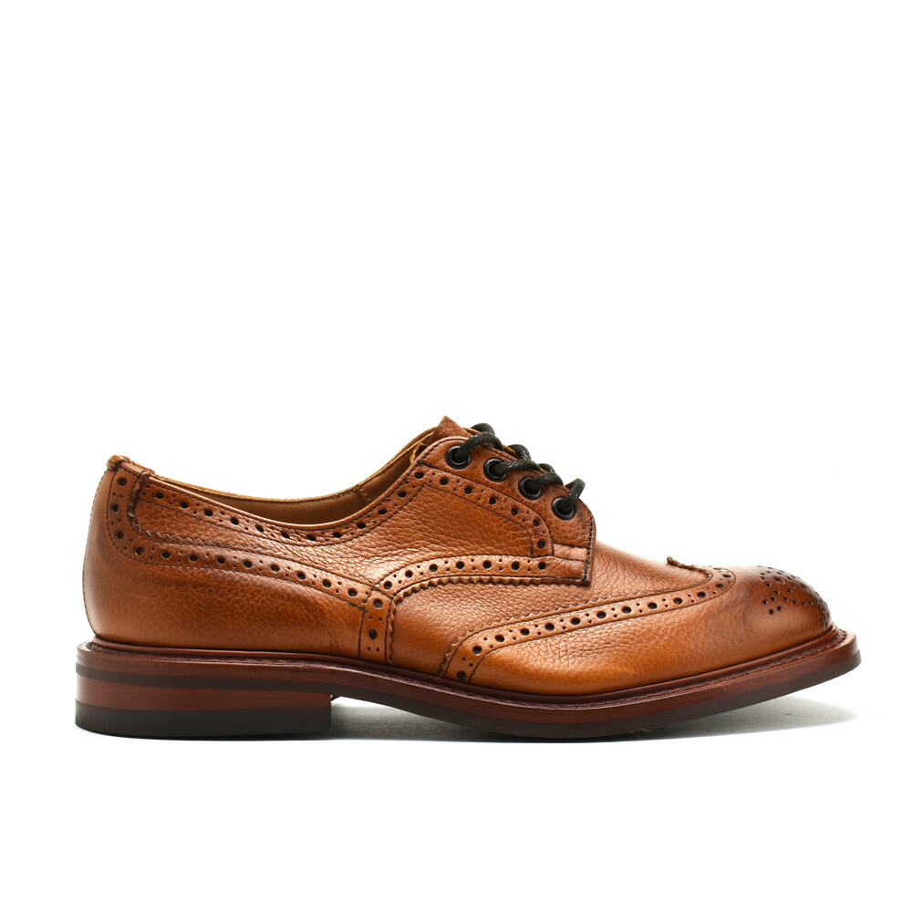 トリッカーズ バートン カントリー メンズ お召しものシューズ ムフロン マロン 茶 TRICKER\u0027S M5633  Bourton Country Shoe【貨物輸送無料】