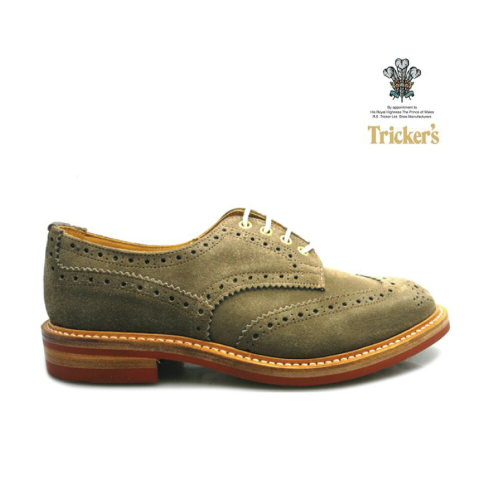 50 Off 楽天市場 5と0のつく日エントリー 楽天カード利用でポイント5倍 トリッカーズ バートン カントリーブーツ Tricker S Bourton Brogue Shoes 5633 Visone ５６３３ ダイナイトソール ブローグシューズバイソン アンティーク Tricker S クラウドモーダ 絶対一