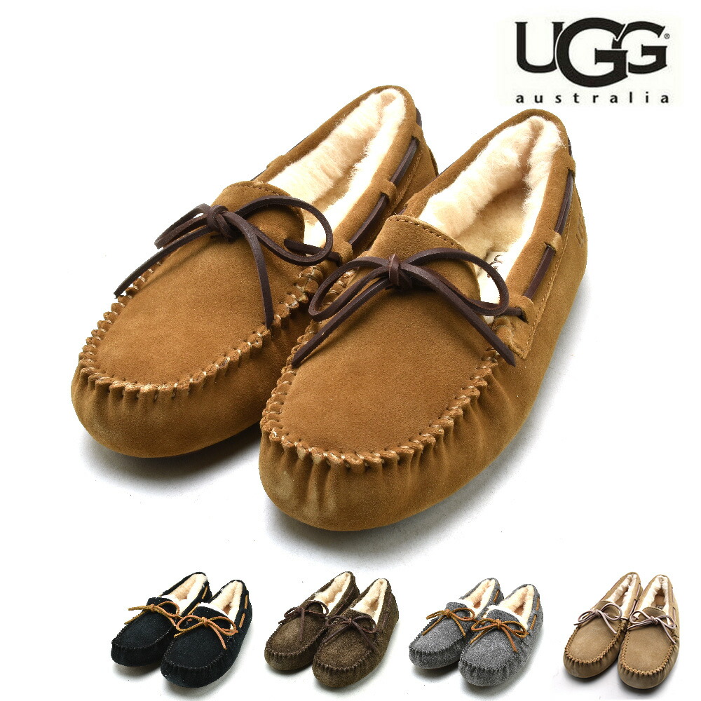 上品】 アグ モカシン レディース ダコタ ムートン スエード スリッポン シープスキン ベージュ ブラック グレー 茶 黒 UGG DAKOTA  fucoa.cl