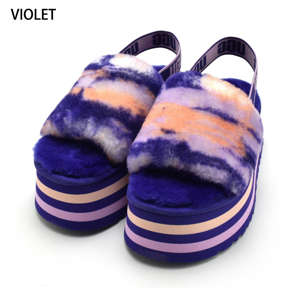 SALE アグ ディスコ スライドサンダル レディース サンダル シープスキン ファー ストラップ マーブル UGG DISCO MARBLE  SLIDE fucoa.cl