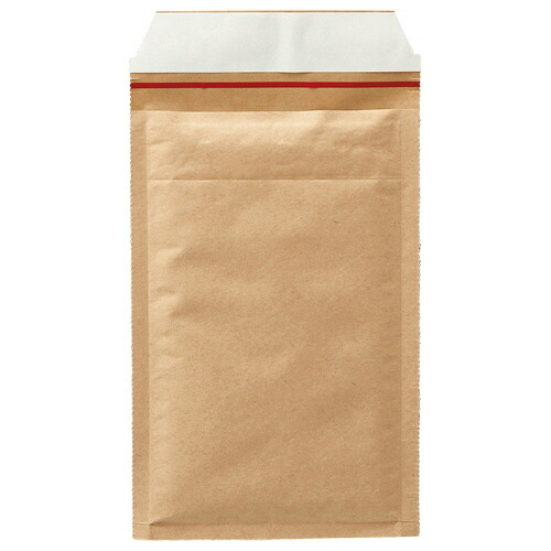 ＴＡＮＯＳＥＥ　クッション封筒　小物用　内寸１３０×２１５ｍｍ　茶　１セット（４００枚：２００枚×２ケース）【法人限定】【送料無料】 7,773円