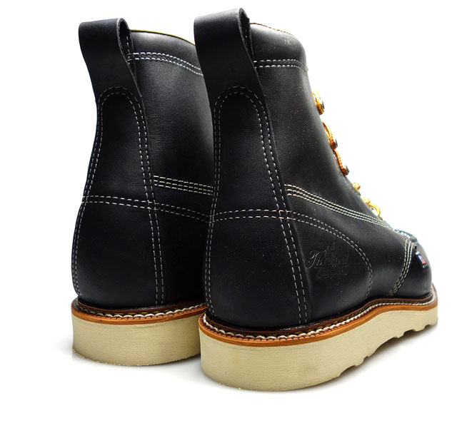 thorogood boots moc toe black