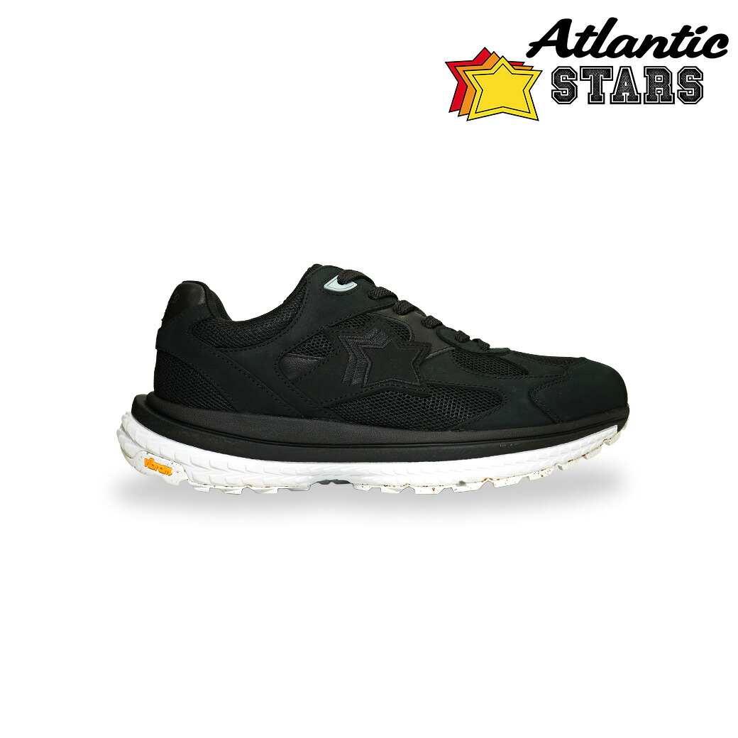 【国内正規品】アトランティックスターズ Atlantic STARS バンクーバー スニーカー メンズ ローカット ジャパンリミテッドモデル レザーシューズ ブラック VANCOUVER VANC007 ROME CONTRAST【送料無料】|クラウド・シューカンパニー