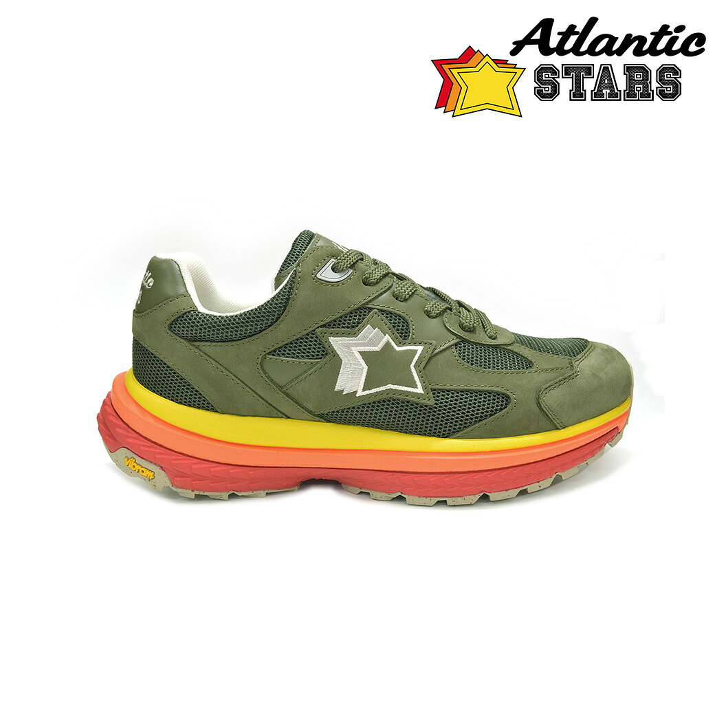 【国内正規品】アトランティックスターズ Atlantic STARS バンクーバー スニーカー メンズ ローカット ジャパンリミテッドモデル レザーシューズ カーキ VANCOUVER VANC019 RIVIERA SUNSET【送料無料】|クラウド・シューカンパニー