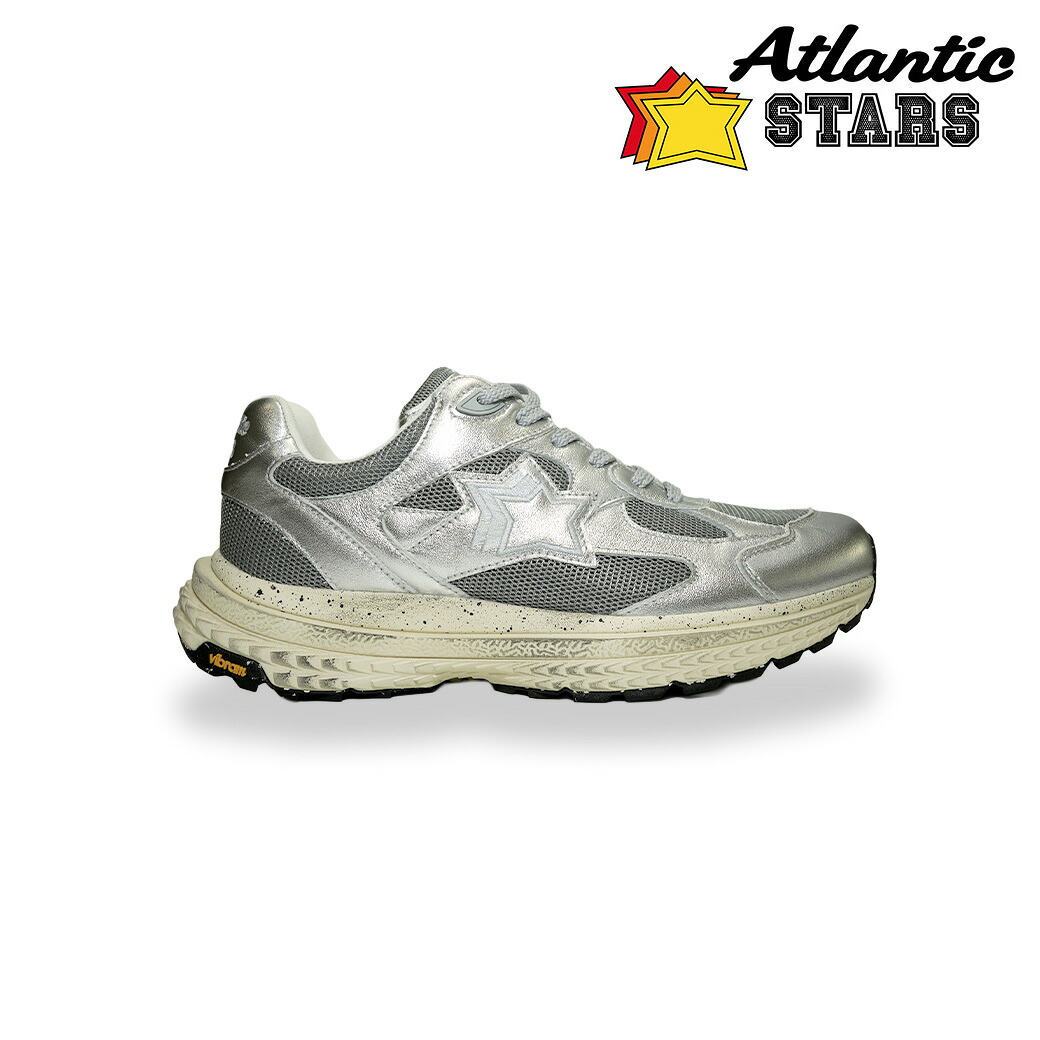 【国内正規品】アトランティックスターズ Atlantic STARS バンクーバー スニーカー メンズ ローカット ジャパンリミテッドモデル レザーシューズ シルバー VANCOUVER VANC025 MILANO MOONLIGHT 【送料無料】｜クラウド・シューカンパニー