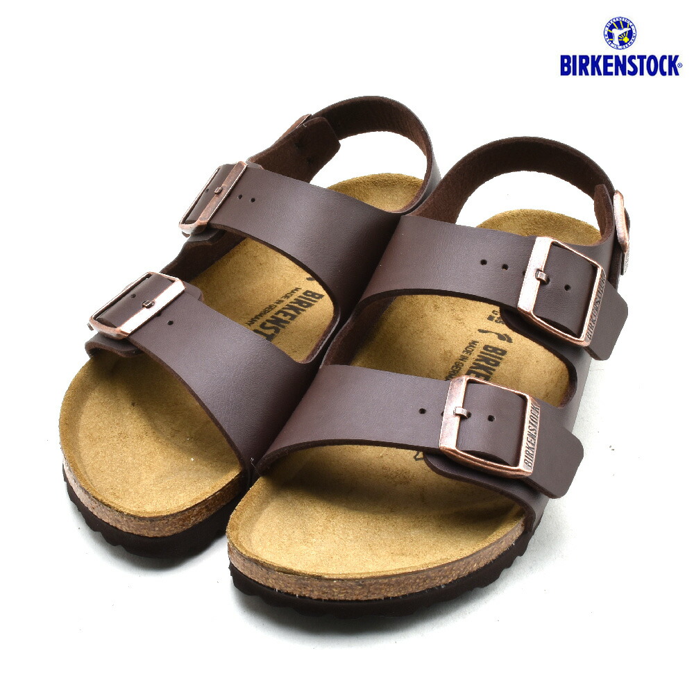 第1位獲得 21年3月 月間優良ショップ受賞 ビルケンシュトック ミラノ レディース メンズ サンダル ダークブラウン 幅狭 Birkenstock Milano 安い購入 Tallerdecalzado Com