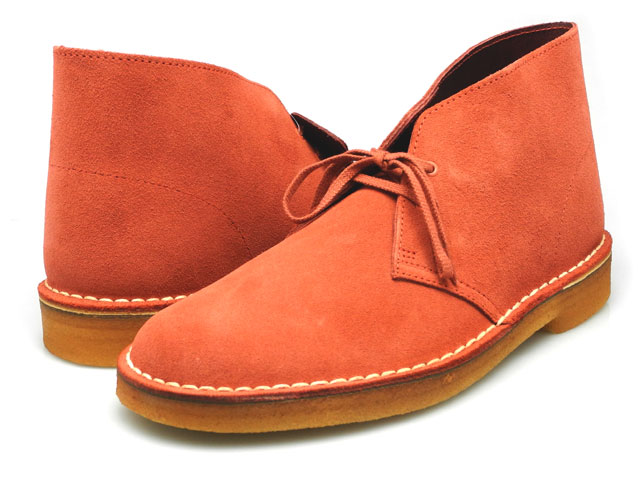 clarks boots mens orange
