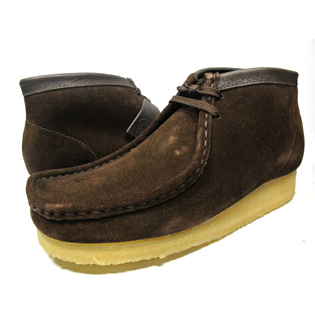 Cloud Shoe Company: Kulaki wallaby boots brown suede tea CLARKS