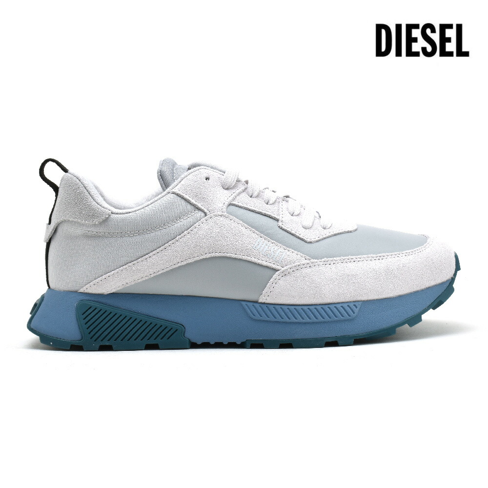 DIESEL メンズスニーカー グレー DIESEL ディーゼル ハイカット スニーカー 26 5㎝ グレー｜Yahoo