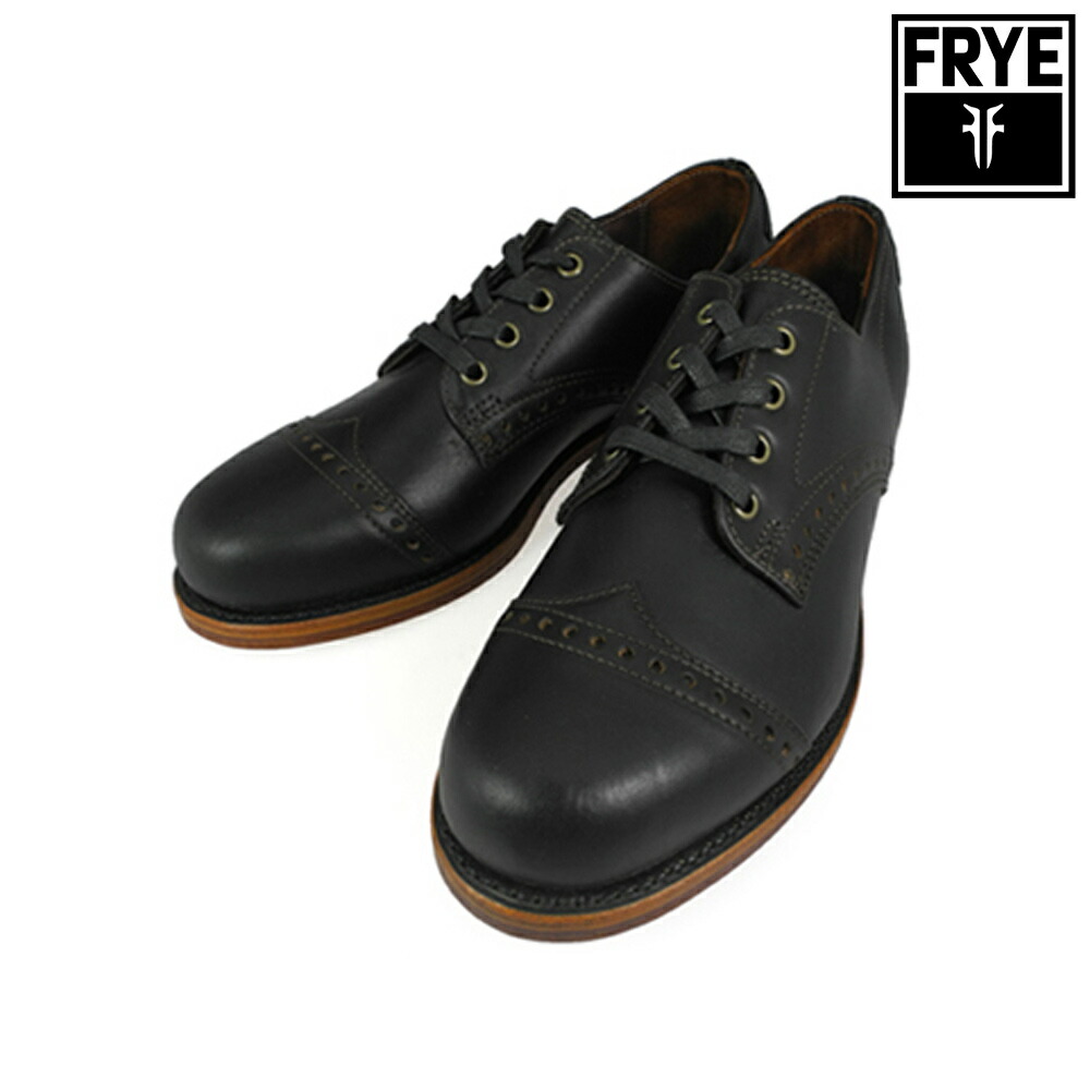 FRYE ARKANSAS BROGUE OXFORD SHOES 84140/84141 BLACK・DARKBROWN・TAN・RUST 飛球 機会の土地 ブローグ オックスフォード【貨物輸送無料】