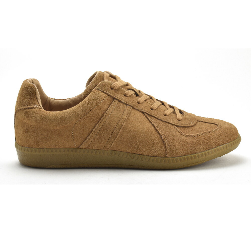 ジャーマントレーナー スニーカー メンズ レディース ローカット トレーニングシューズ スエード ブラウン 茶 GERMAN TRAINER【送料無料】