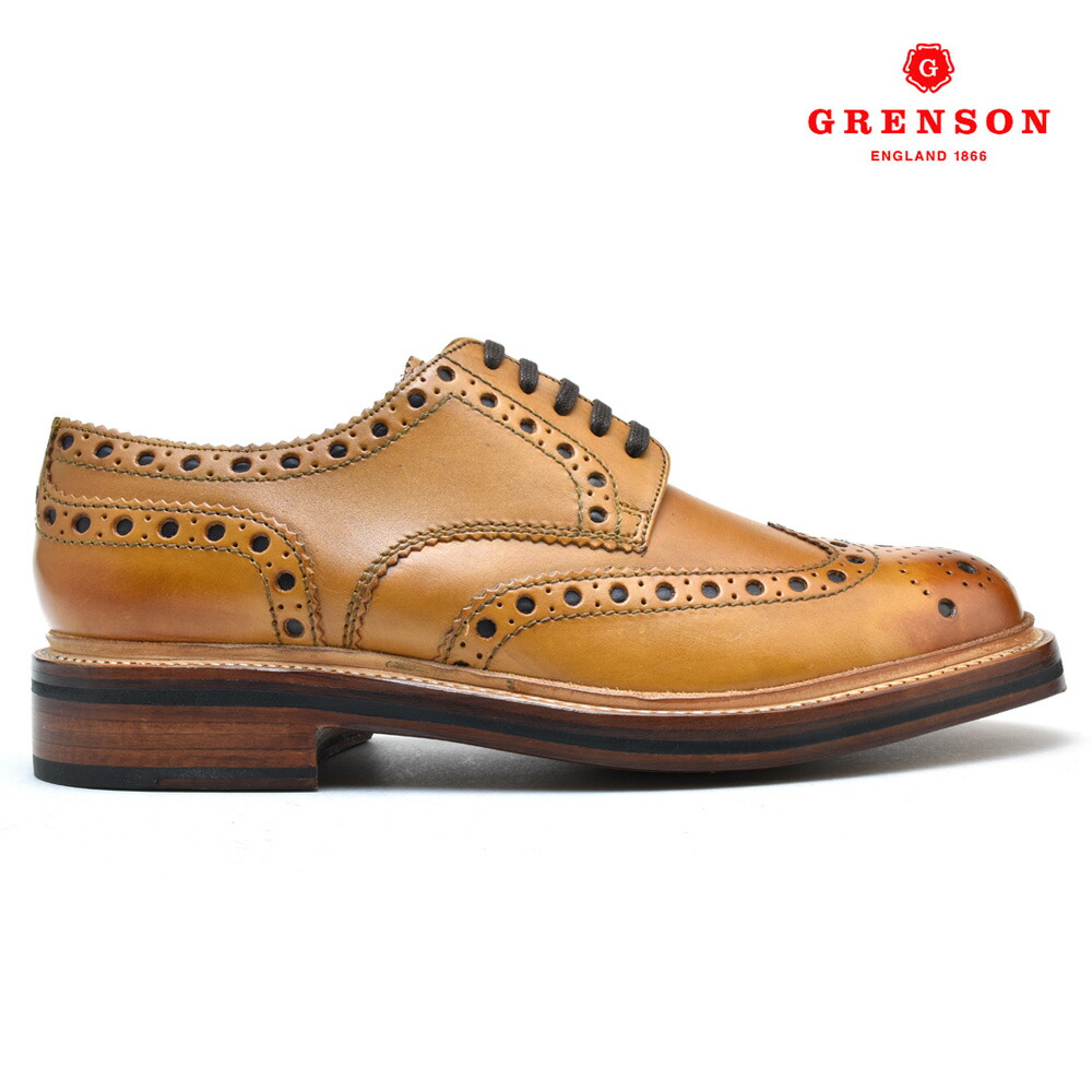 楽天市場】グレンソン スタンレー タン カーフ GRENSON STANLEY 110002