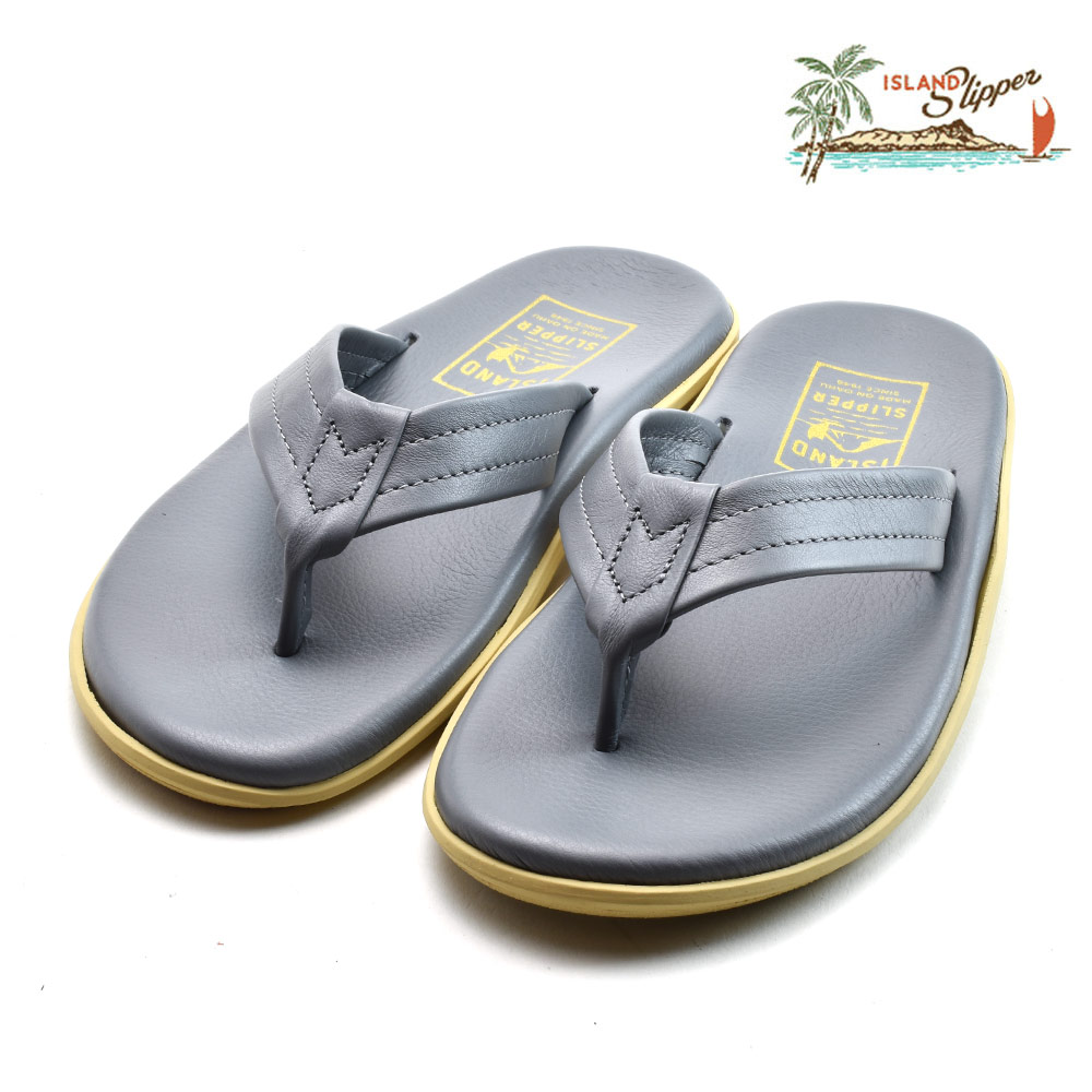 アイランドスリッパ ISLAND SLIPPER  PT202 WEDGE WOOD 砂浜サンダル ビーサン 古典派音楽 サンダル トングサンダル 薄墨色系 メンズ レディース【貨物輸送無料】