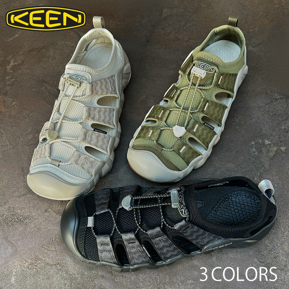 キーン KEEN メンズ ハイパーポート エイチツー メンズ サンダル スポーツサンダル アウトドア ブラック オリーブ ベージュ HYPERPORT H2【送料無料】