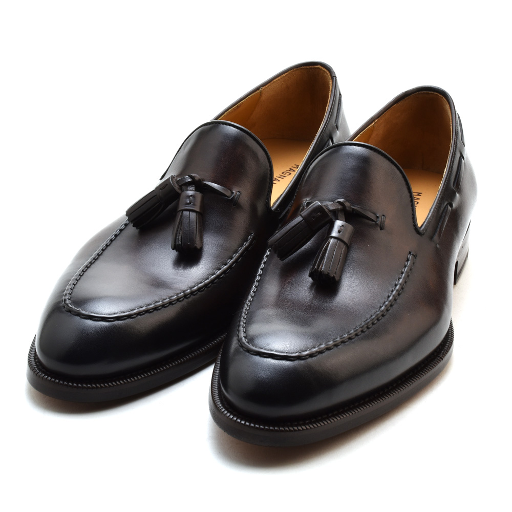 【楽天市場】マグナーニ MAGNANNI 21155 MARRON タッセルローファー ドレスシューズ ビジネスシューズ Uチップ 革靴 紳士