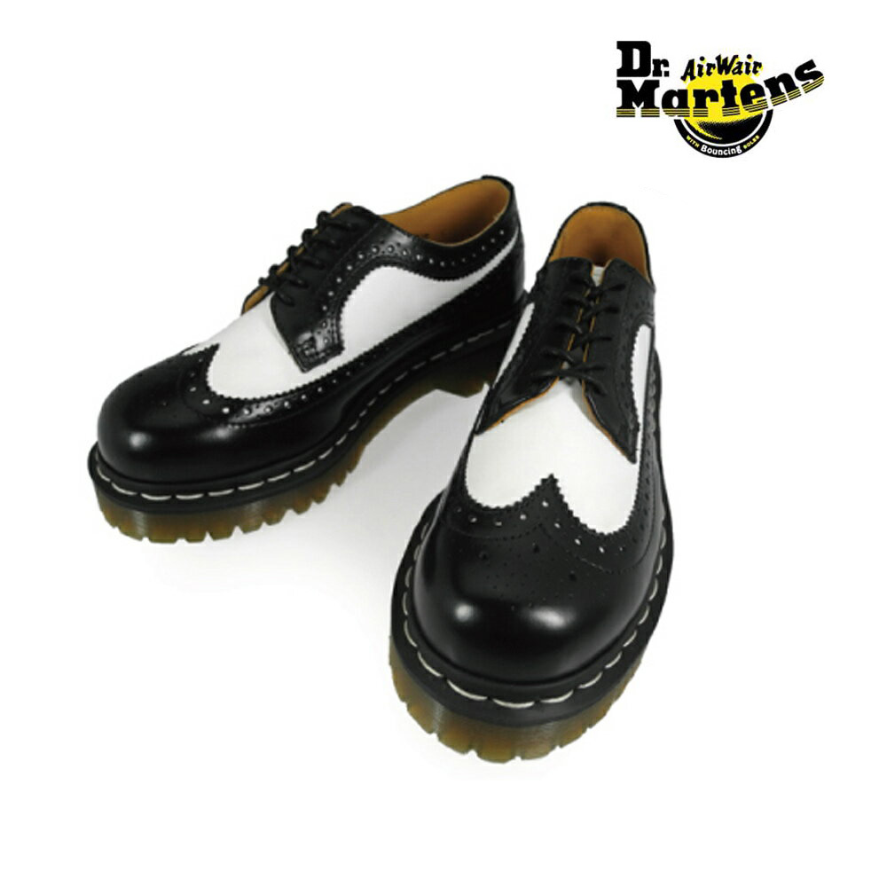 dr martens black white shoes 