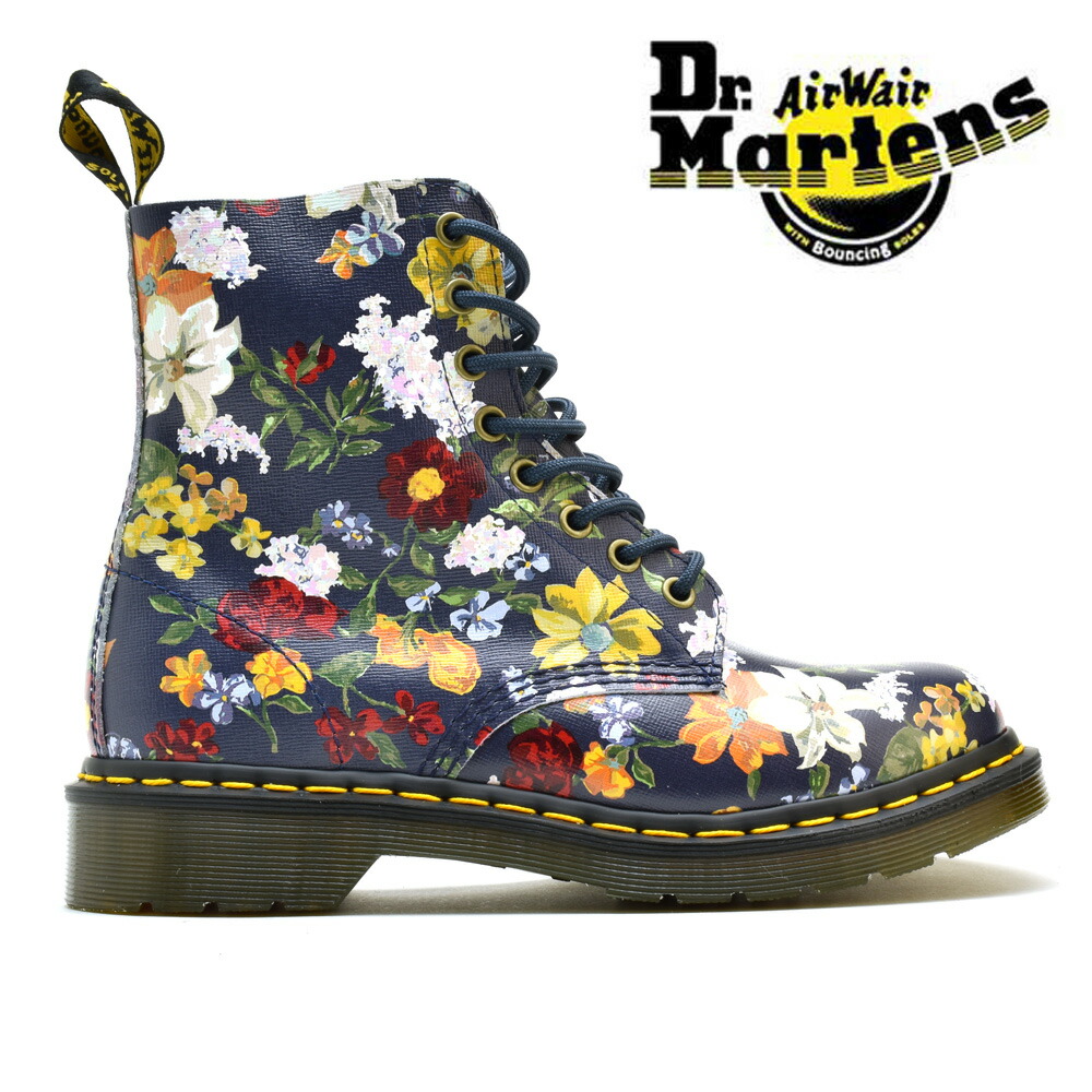 dr martens pascal flower 1460