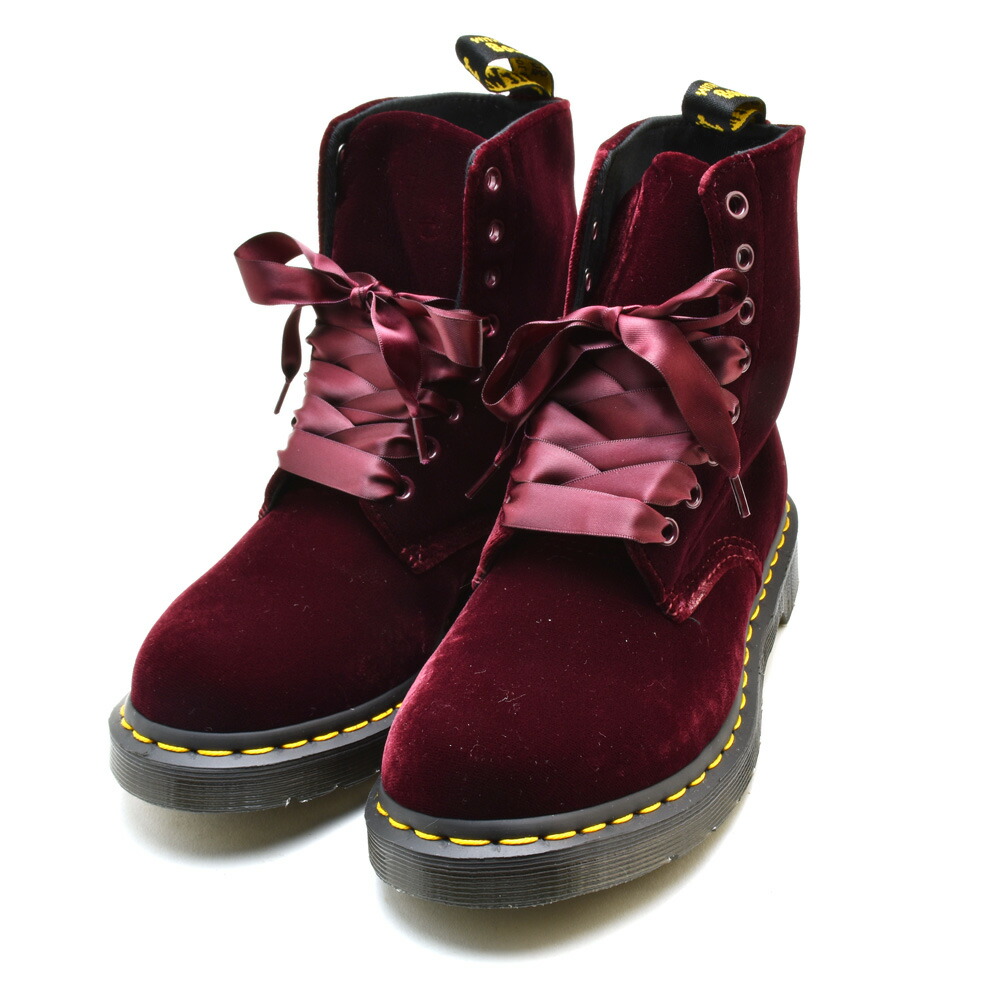 doc martens pascal cherry red