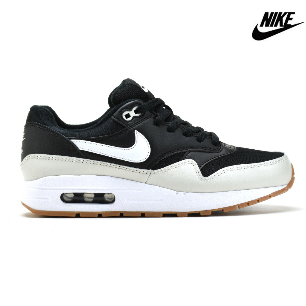 nike air max 1 gs black