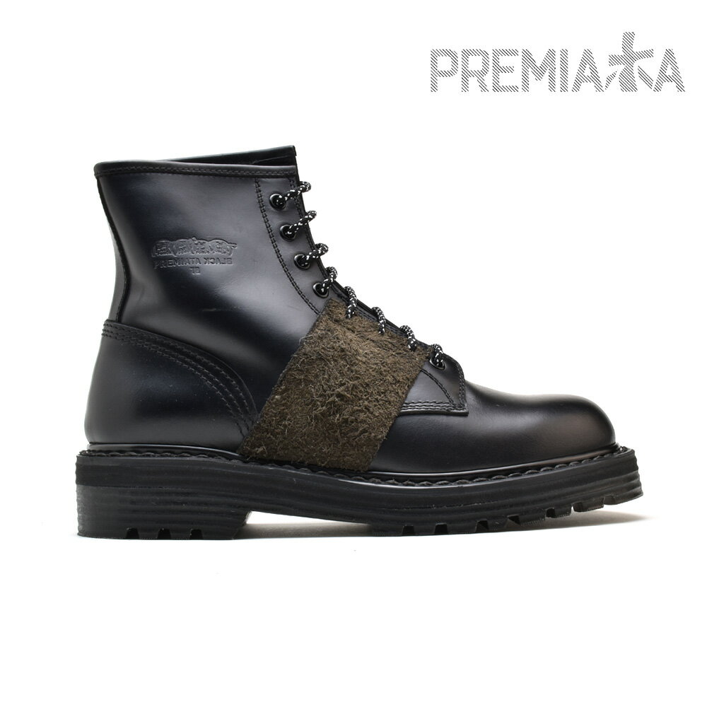 プレミアータ PREMIATA 31330 CICLONE ANKLE BOOT BLACK アンクルブーツ 8ホール ブラック 黒 メンズ 【送料無料】