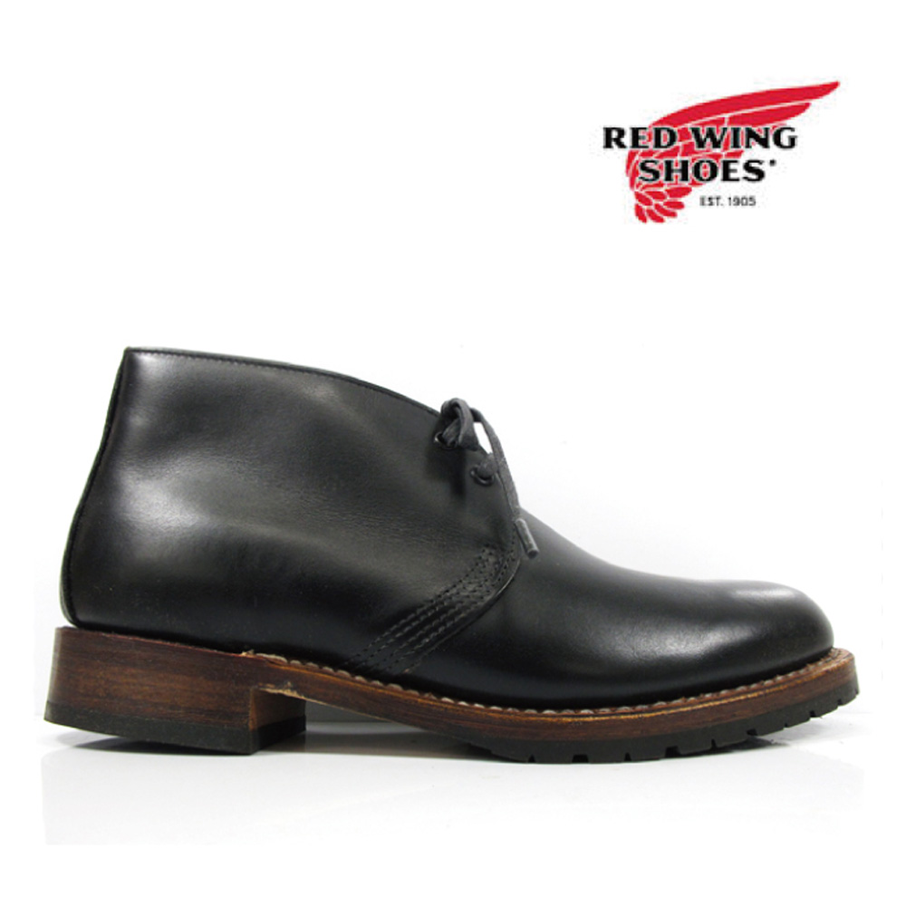Cloud Shoe Company: Red Wing REDWING 9024 BECKMAN CHUKKA BOOTS BLACK