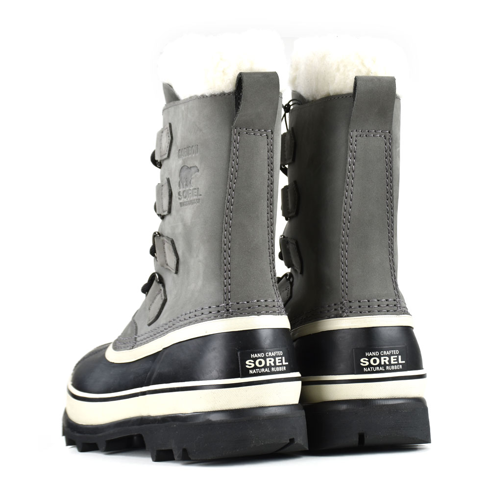 ソレル スノーブーツ レディース カリブー 灰色 Sorel Caribou Grey Shale Stone 051 貨物輸送無料 Cannes Encheres Com