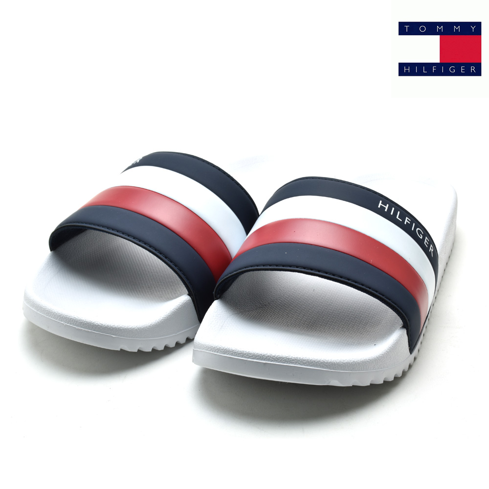 tommy hilfiger slide sandals mens