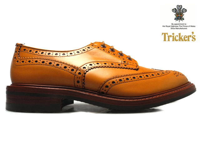 トリッカーズ バートン カントリーブーツ TRICKER'S M5633 BOURTON BROGUE SHOES ACORN ANTIQUE ダイナイトソール ブローグシューズ エイコーン アンティーク【送料無料】画像