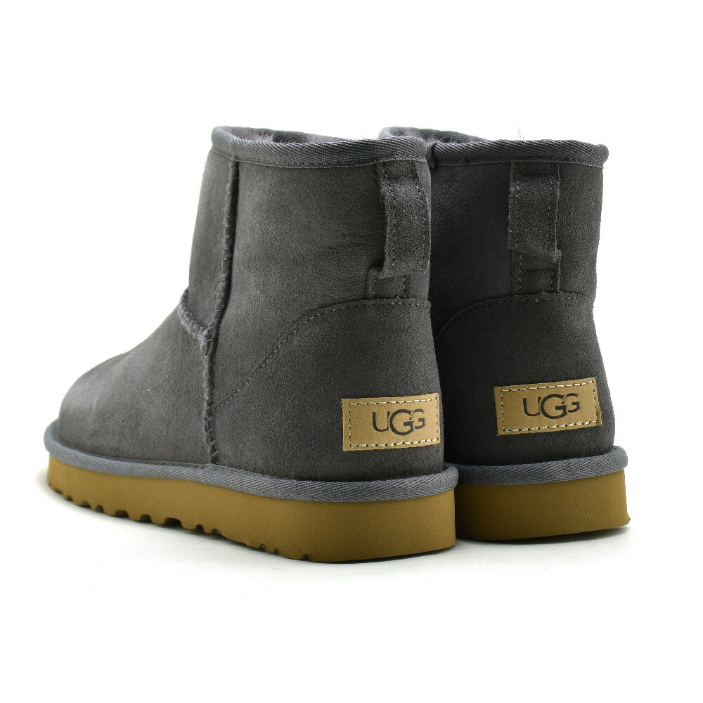 21最新のスタイル アグ クラシックミニ ブーツ レディース ムートンブーツ シープスキン ファー グレー Ugg Classic Mini Ii Fucoa Cl
