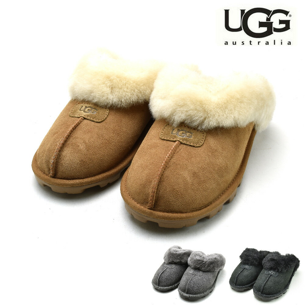 アグ コケット レディース サンダル ムートン サボ スリッパ ベージュ ブラック グレー 茶 黒 UGG COQUETTE 最大59%OFFクーポン