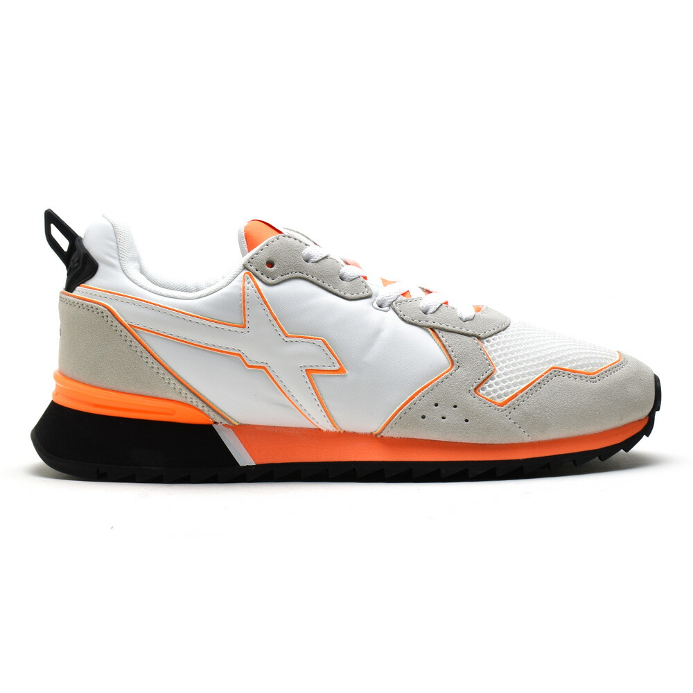 ウィズ スニーカー メンズ ランニングシューズ 靴 ナイロン スエード ホワイト オレンジ W6yz Jet M 店舗