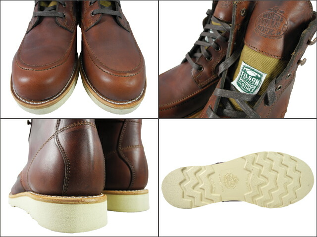 Cloud Shoe Company Wolverine Emerson 6 Leather Wedge Boot By Using Flexible Made Of Horween Company クロムエクセル Leather Silky And Shiny ブーツレース Don T Know What One Is Detail Wax Finish Flat Race