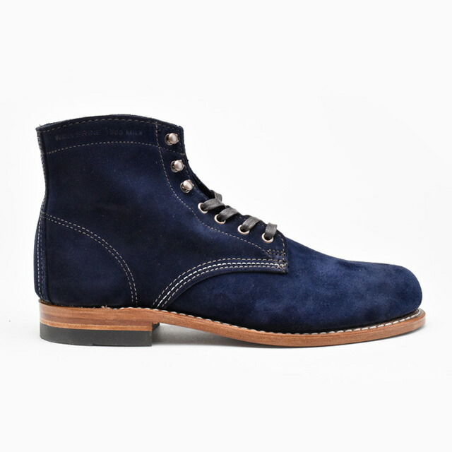 wolverine 1000 mile navy suede