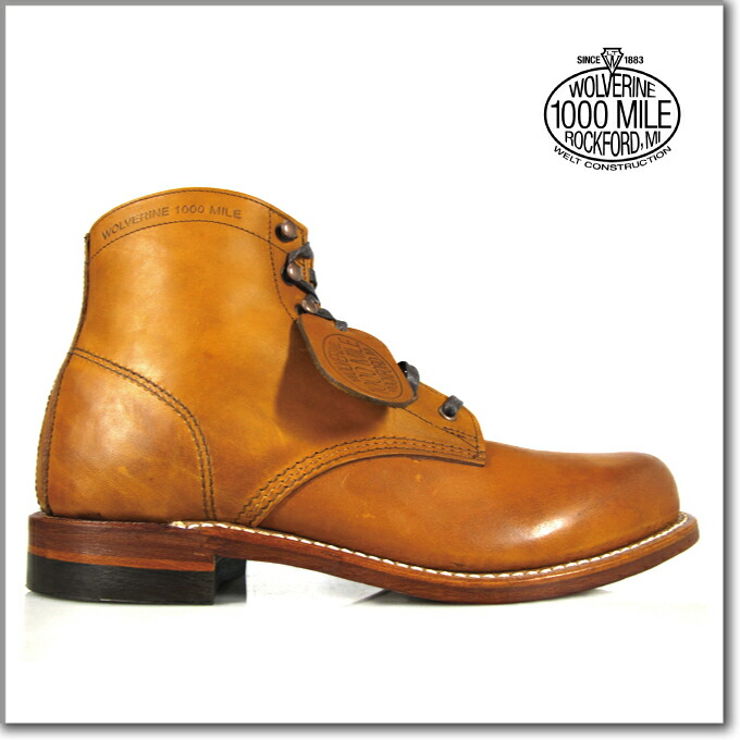 wolverine boots tan