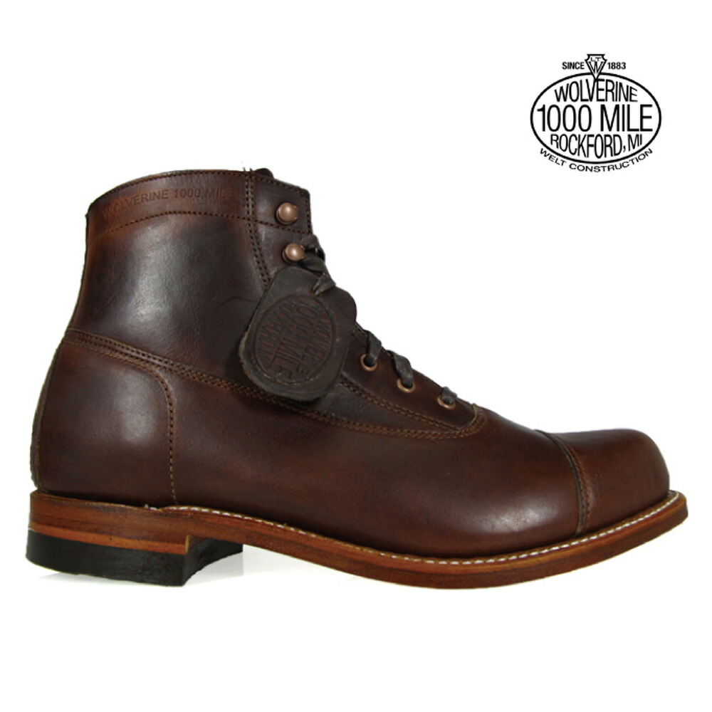 楽天市場】ウルヴァリン WOLVERINE 1000MILE BOOT W40590 BROWN 1000