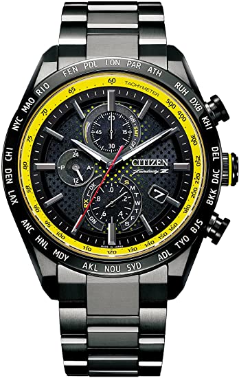 CITIZEN アテッサ Citizen 腕時計 ATTESA エコ ドライブ電波時計 ダイレクトフライト ACT Line アテッサ35周年記念限定モデル Nissan Fairlady Z コラボレーションモデル AT8185-89E メン