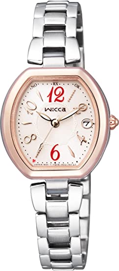 シチズン CITIZEN 腕時計 wicca ウィッカ ソーラーテック電波時計 ハッピーダイアリー シンプルアジャスト KL0-731-91 レディース 22,180円
