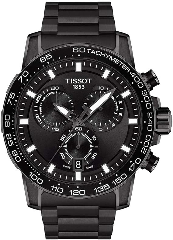 TISSOT(ティソ) ウオッチ メンズ TISSOT 百貨店運動競技 クロノクォーツ 黒いこと文字記号盤 腕輪 T1256173305100  定め事インポート品